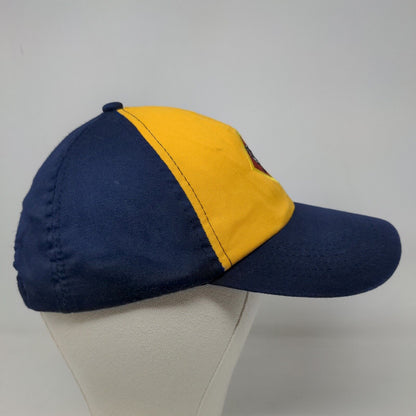 Boy Scouts Boy's Strapback Hat Blue Yellow Wolf Cub Embroidered Logo Adjustable