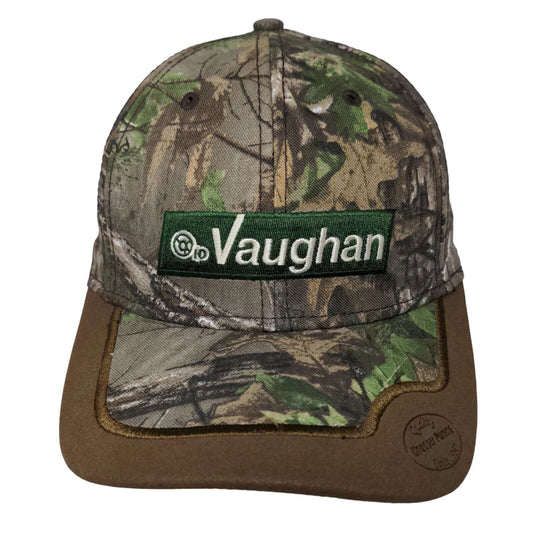 Vaughan Men's Slideback Hat Brown Camo Size OSFA Embroidered Logo Chopper Pumps