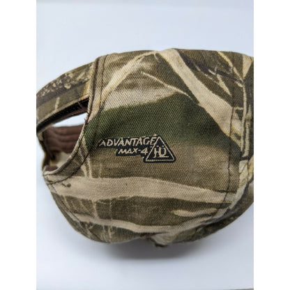 Asgrow Camo Hat Advantage Max 4 HQ Strapback Adjustable K Products Green Brown