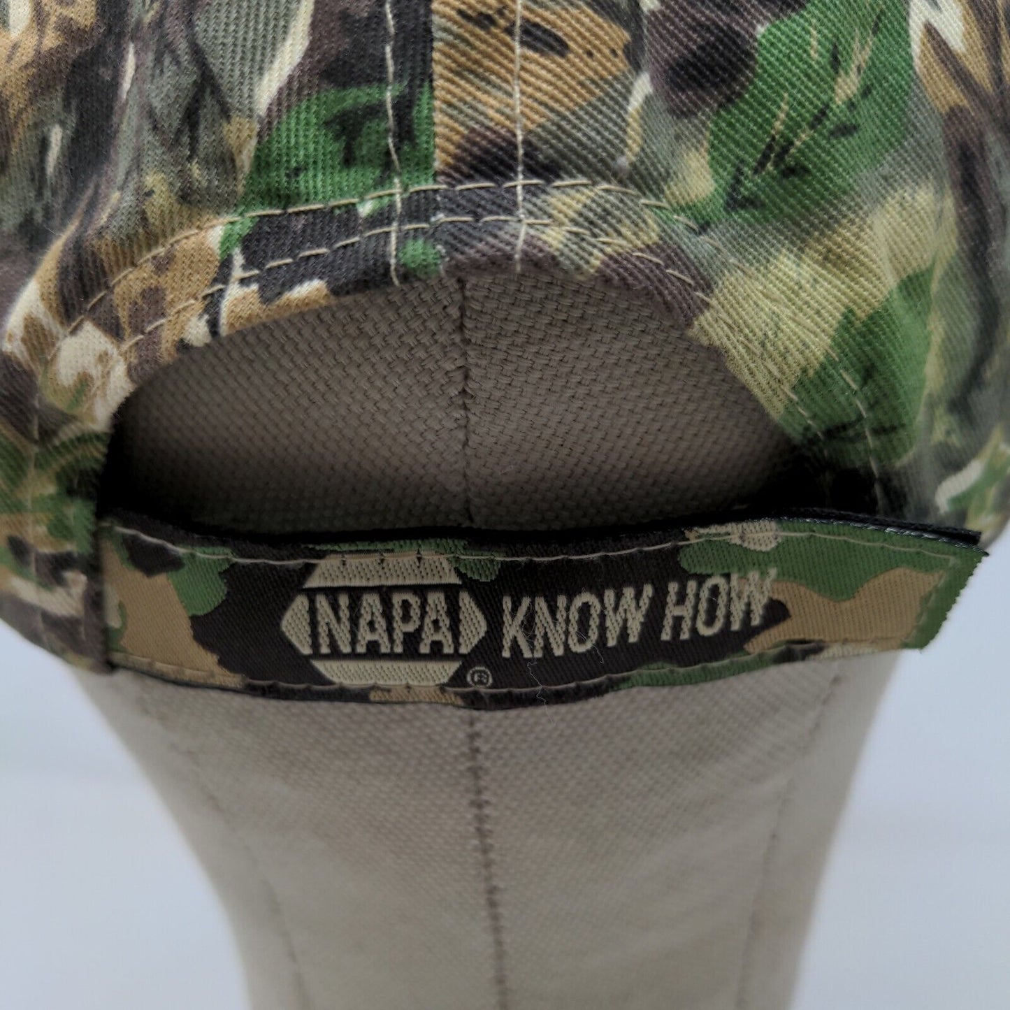 NAPA Outdoors Men's Camo Hat Strapback Brown Green OSFM Embroidered Logo