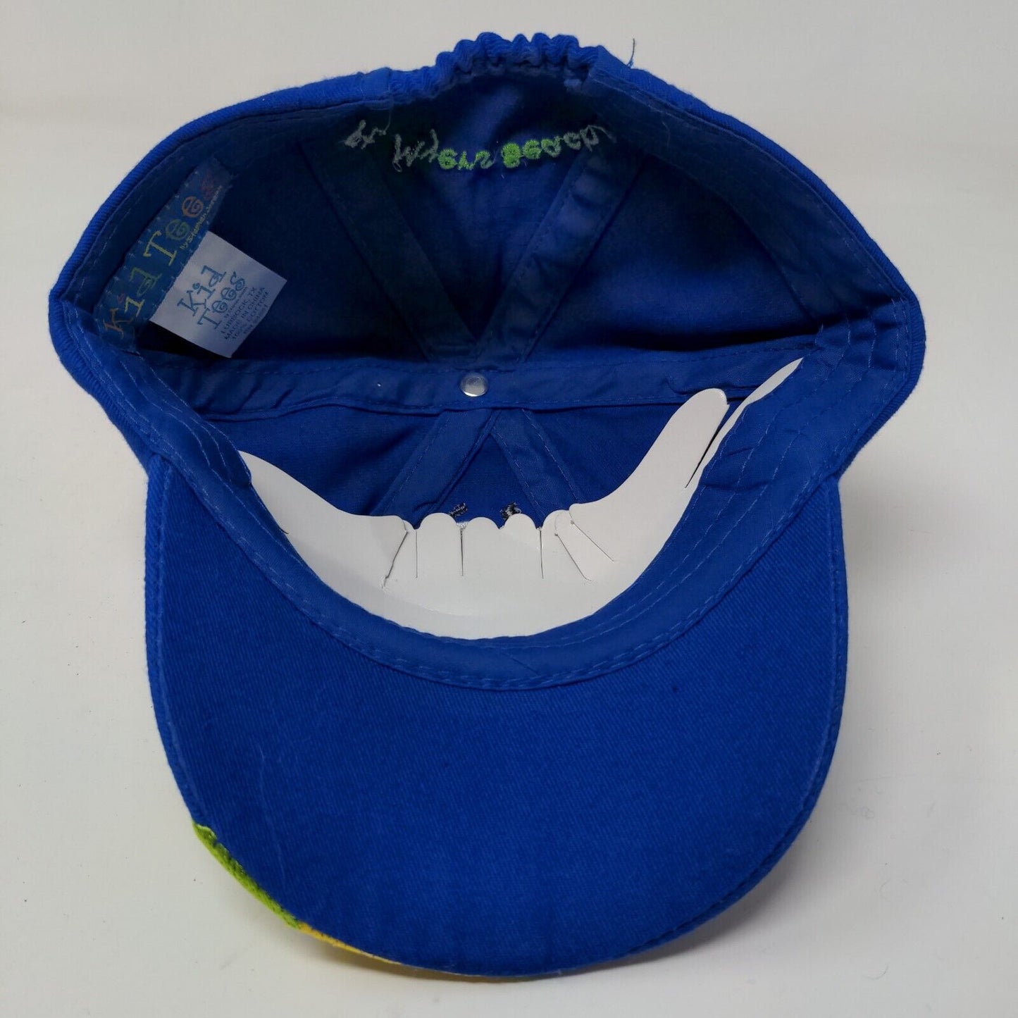 Kid Tees Stephen Joseph Boy's Hat Stretchy Blue Size Kid Embroidered Dinosaur