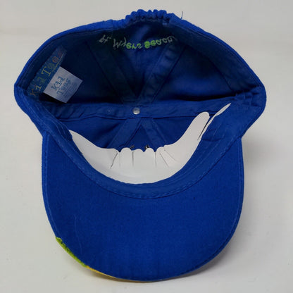 Kid Tees Stephen Joseph Boy's Hat Stretchy Blue Size Kid Embroidered Dinosaur