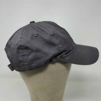 Unbranded Men's Strapback Hat Gray OSFM 100% Cotton Adjustable