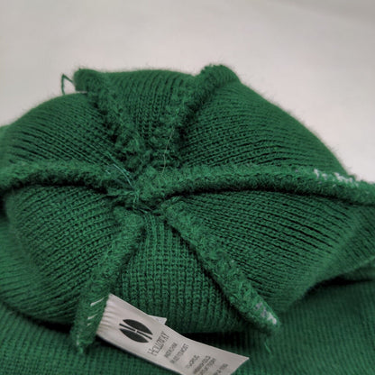 Holloway Men's Beanie Cap Hat Green Gray Striped OSFM Embroidered Z Logo