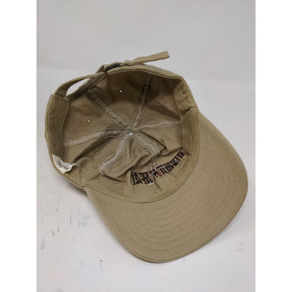 Indiana Football Slideback Hat DeLong Size M-L Brown Tan Embroidered