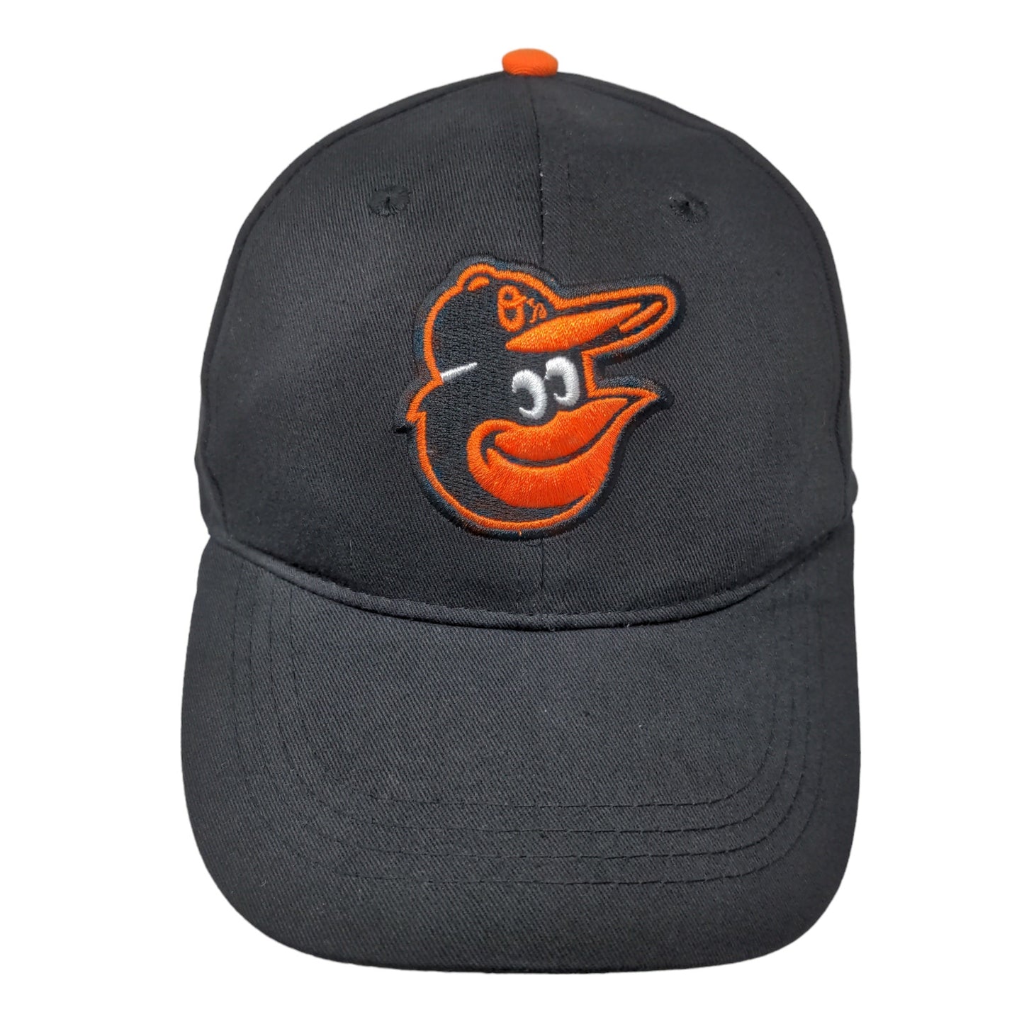 Baltimore Orioles Men's Strapback Hat Black Size OS Embroidered Logo