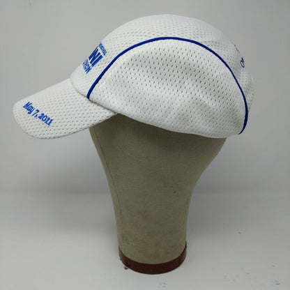 Indy 500 Festival White One America Mini Marathon Strapback Hat Embroidered