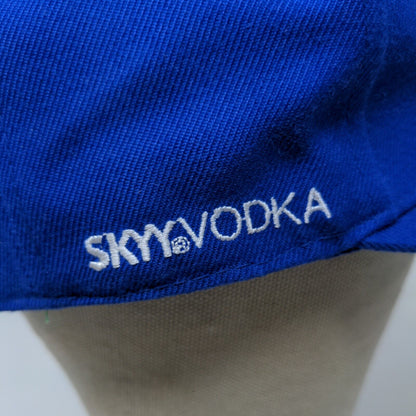 Skyy Vodka Men's Snapback Hat Blue Adjustable Embroidered Dirty Martini Logo