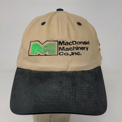 Falcon Men's MacDonald Machinery Case Slideback Hat Tan Adjustable Embroidered