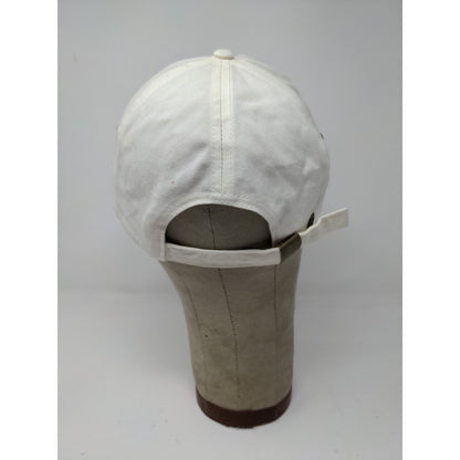 Purdue Boilerman Triathlon Slideback Hat White Cream Embroidered Logo