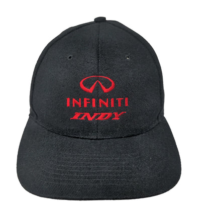 Planet Nissan Men's Infinity Snapback Hat Black Embroidered Logo