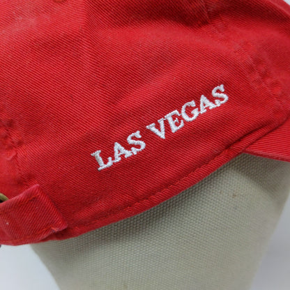 Las Vegas Bear's Best Golf Course Dobber Slideback Hat Embroidered Logo Red