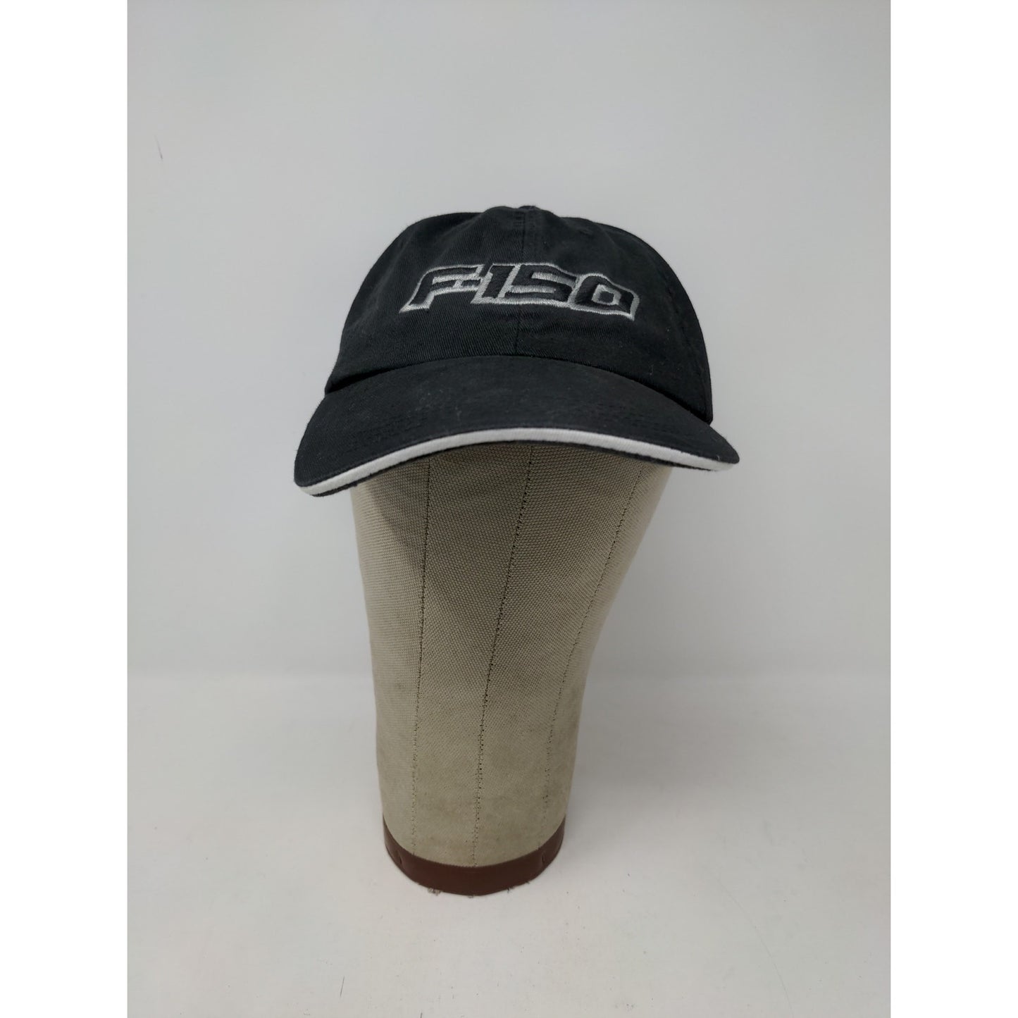 Ford F-150 Truck Built Ford Tough Strapback Hat Black Embroidered Spell Out