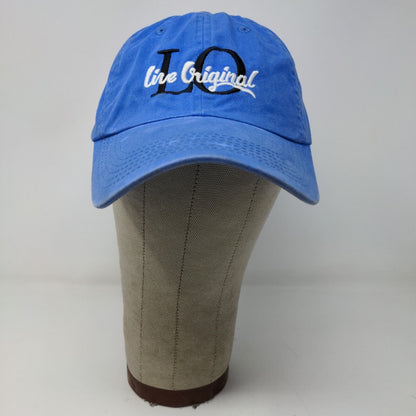 Live Original Mens Slideback Hat Blue Adjustable Embroidered Logo