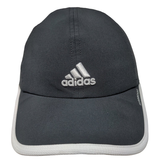 Adidas Men's Aeroready Strapback Hat Black White OSFA Embroidered Logo