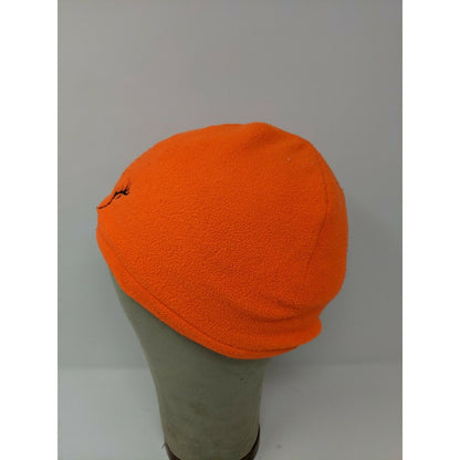 Hot Shot Orange Deer Beanie Hat Soft Warm One Size Fits Embroidered Logo