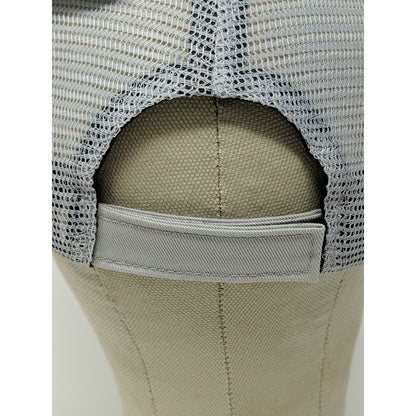 Rare SAMPLE Mens Aruba Way Golf Tournament Hat Gray Mesh Back Strapback
