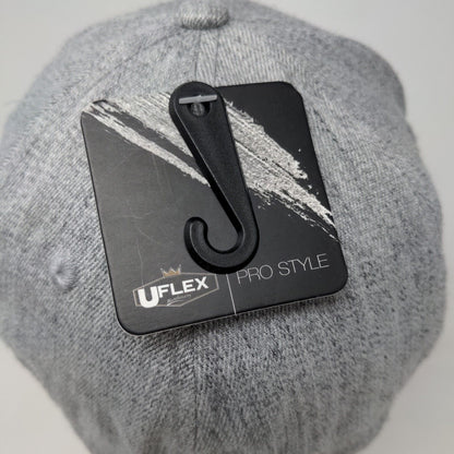 UFlex Old Boys South American College Schools Fitted Hat Gray Size S-M