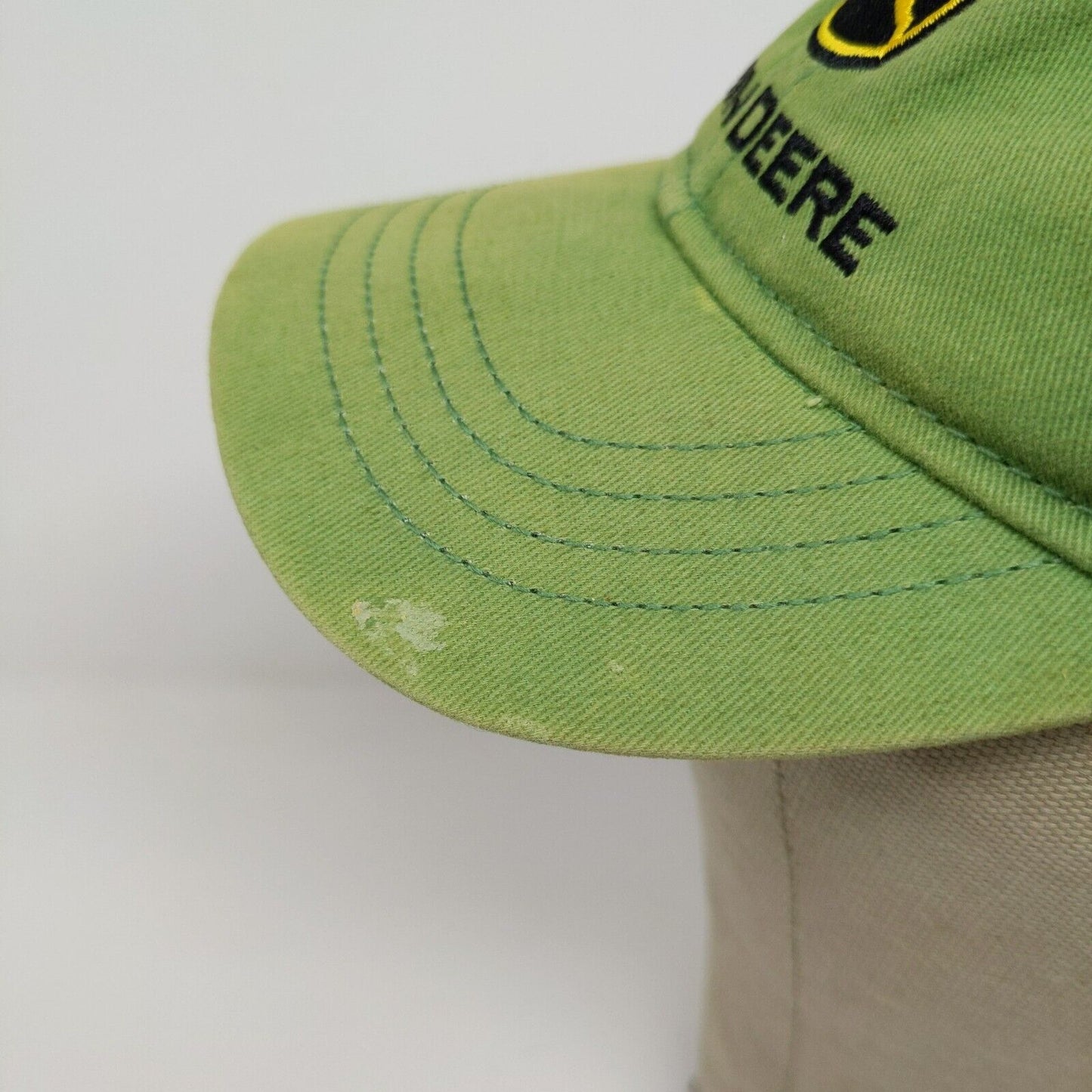 John Deere Toddler Hat Green Yellow One Size Meshback Snapback Embroidered Logo