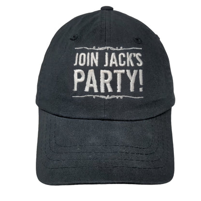 Magic Headwear Men's Jack Daniels Strapback Hat Black OSFA Party Beer Logo