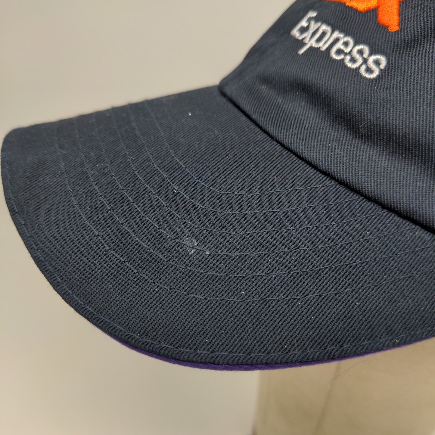 FedEx Express Mens Slideback Uniform Hat Blue Size XL Embroidered Logo