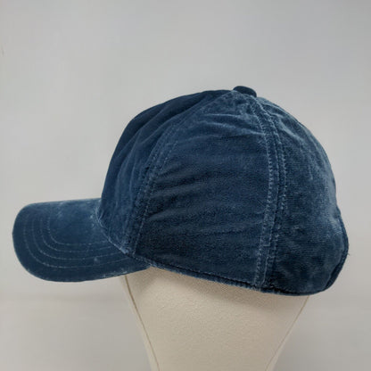 Gymboree Girl's Slideback Hat Blue Size M/L Velour Soft Polyester Blend Blank