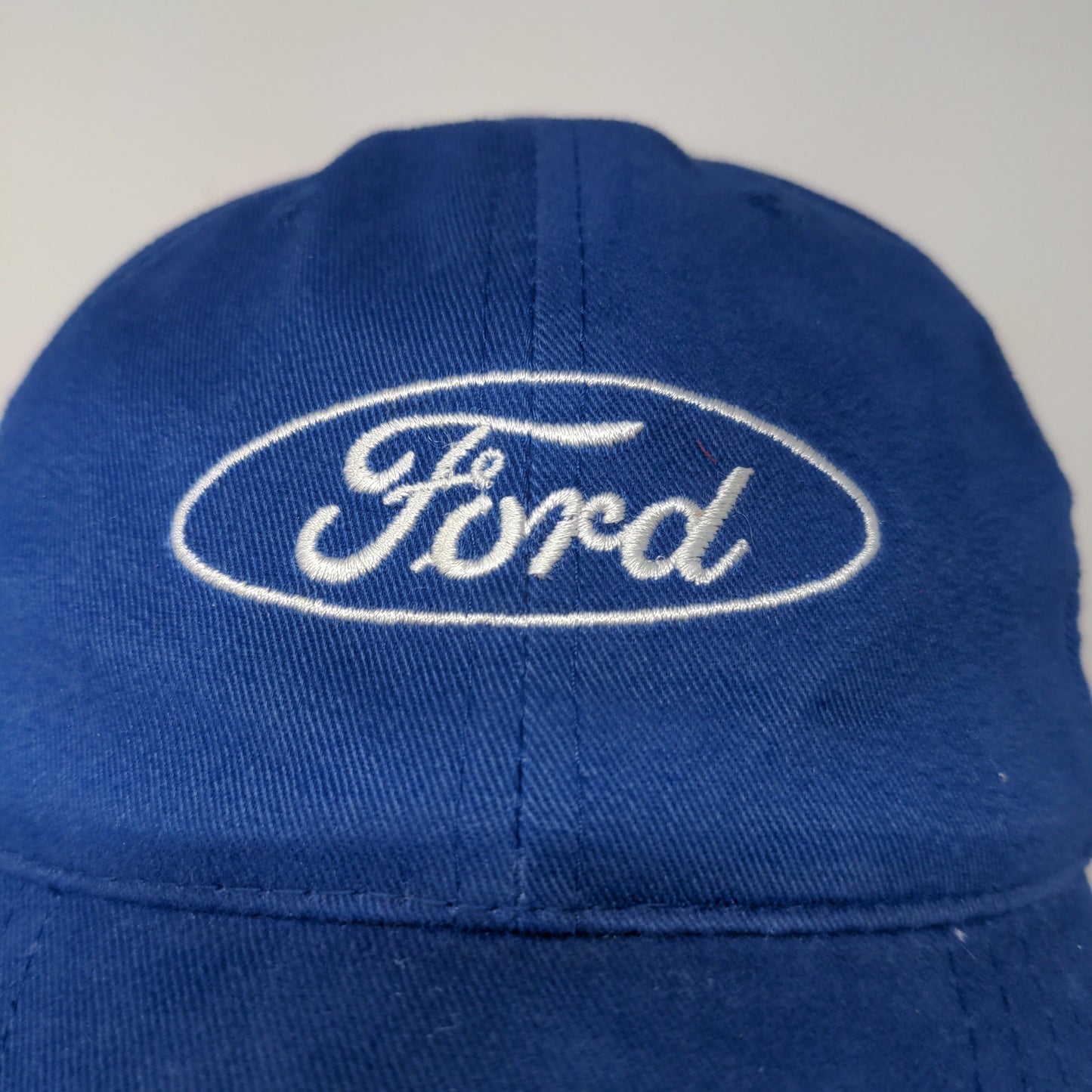 US Imports Men's Ford Strapback Hat Blue Embroidered Logo Automobile