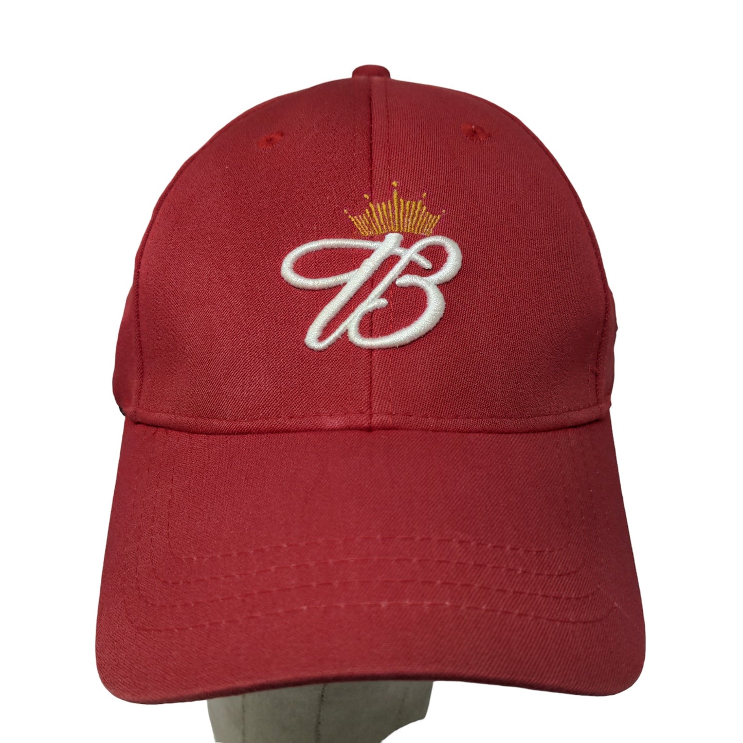 Chase Authentics Mens Budweiser Beer Hat Red OSFM Embroidered Logo