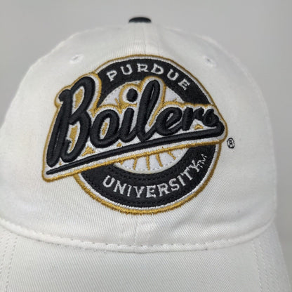 Drew Pearson Purdue Boilermakers Slideback Hat White OSFA Embroidered Logo