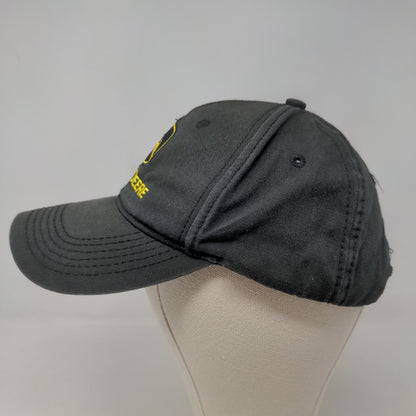 John Deere Men's Snapback Hat Black OSFA Embroidered Logo 100% Cotton