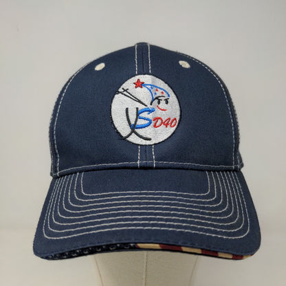 OC Sports Men's Strapback Hat Blue Size Adult Embroidered Logo