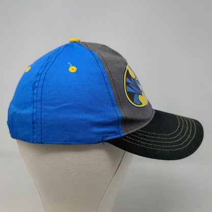 Batman Boy's Snapback Hat Gray Blue OSFM Graphic Batman Logo 100% Cotton