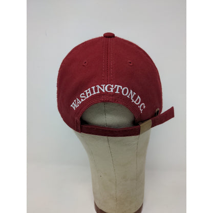 I Heart DC Washington DC Slideback Hat Red Patriotic American Flag Embroidered