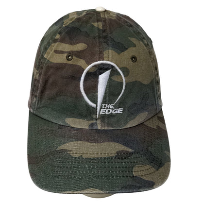 Port Authority Men's Strapback Camo Hat OSFA The Edge Embroidered Logo