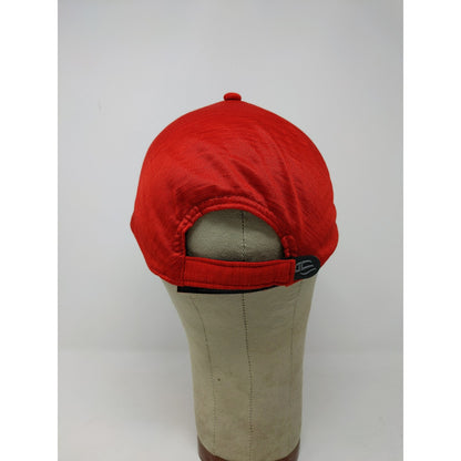 Seamless One Touch Q3 Outdoor Cap Strapback OSFM Golf Logo Embroidered Red