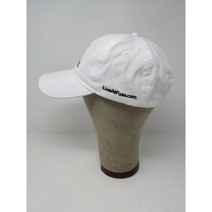 Live at Fuse Purdue Dorm Slideback Hat Embroidered Logo White