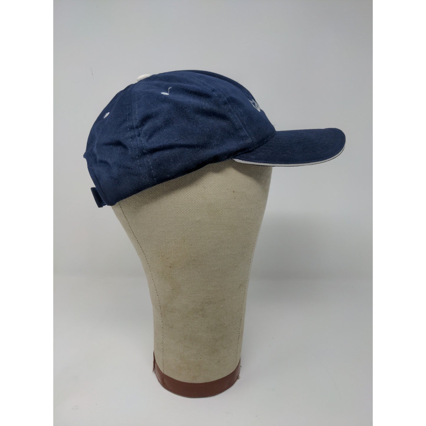 Castrip Steel Strapback Hat Blue Embroidered Logo OSFA 100% Cotton