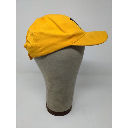 Youth Boys YMCA Strapback Hat Adjustable Embroidered Logo Yellow Cap