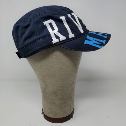 Riviera Maya Strapback Blue Adjustable Graphic Spell Out Logo