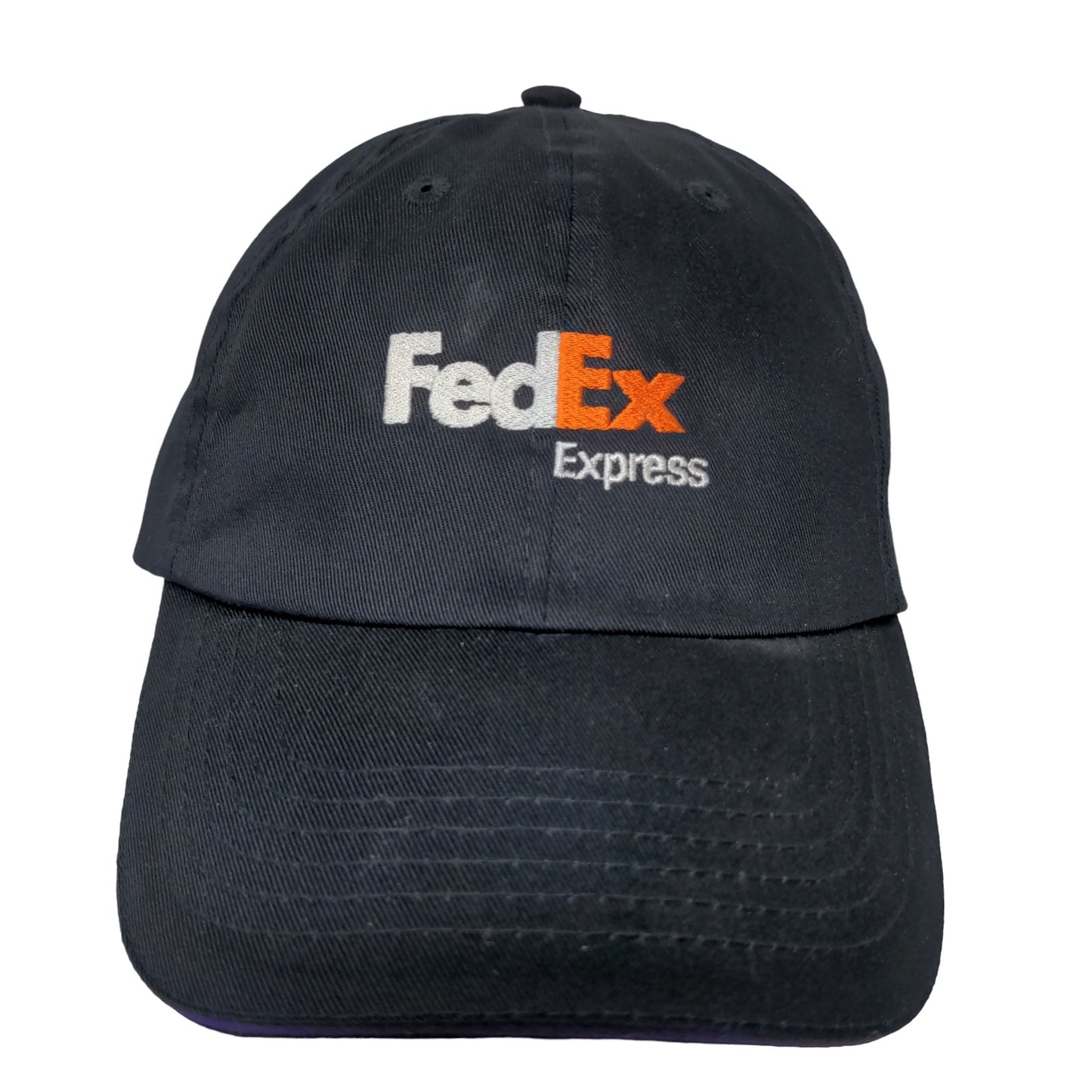 VF Imagewear FedEx Express Slideback Uniform Hat Blue RG-RG Embroidered Logo