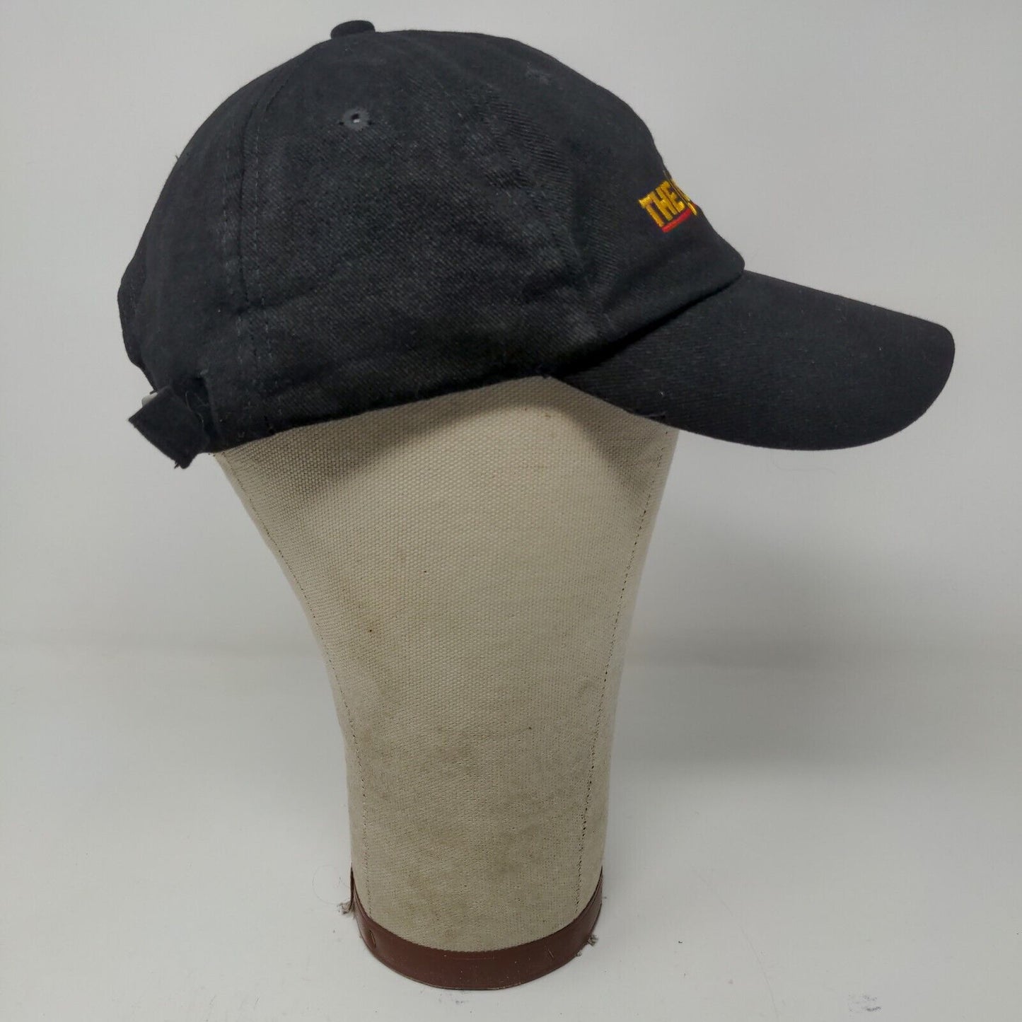 Disney The Lion King Slideback Hat Cap Embroidered Black Adjustable Broadway