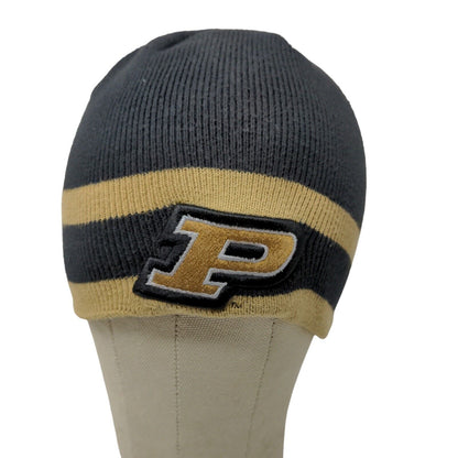 NCAA Purdue University Boilermakers Signatures Black Gold Winter Beanie One Size