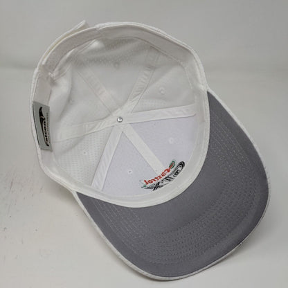 Castrol GTX High Mileage Strapback Hat White Embroidered Logo