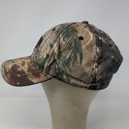 Redhead Men's Camo Strapback Hat Green Brown OSFM Embroidered Logo