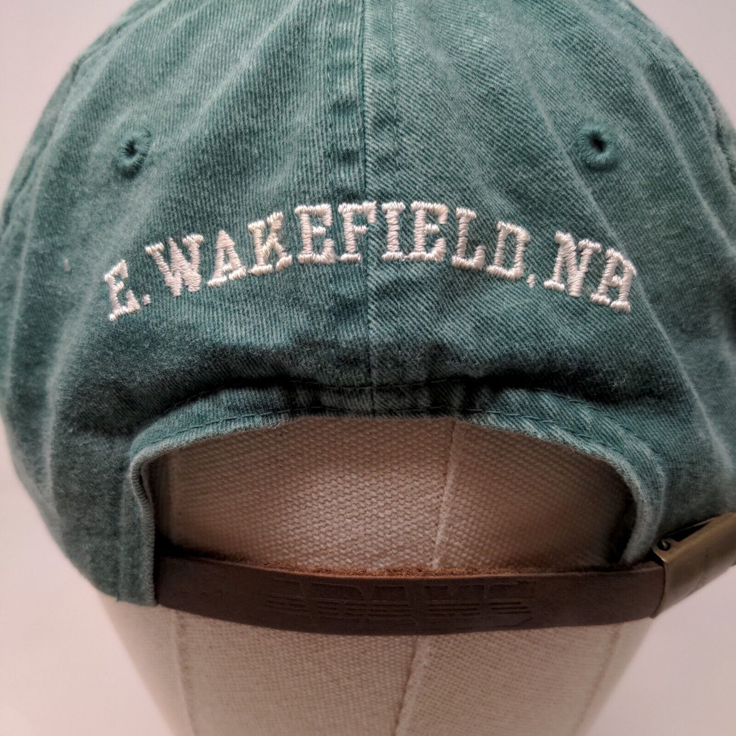 Adams Men's Slideback Hat Blue Green Adjustable Coo Coo's Nest Wakefield NH