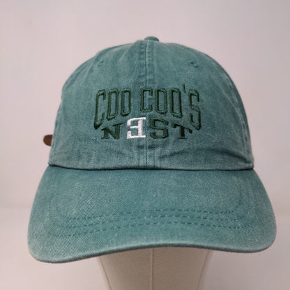 Adams Men's Slideback Hat Blue Green Adjustable Coo Coo's Nest Wakefield NH