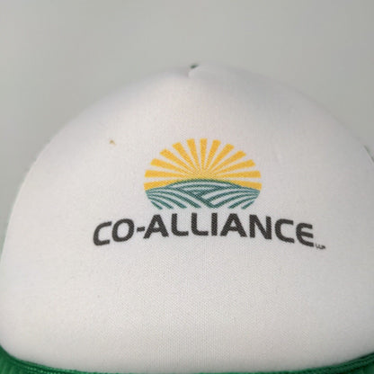 CountryMark Co-Alliance Mesh Snap Back Hat Baseball Cap Green White