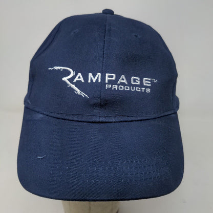 Rampage Products Men's Slideback Hat Blue Embroidered Logo Truck Hero