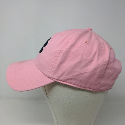 Twins Enterprise Women's Slideback Hat Pink Adjustable Embroidered Logo Red Sox