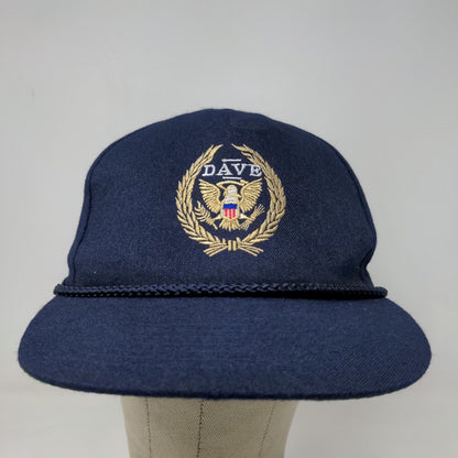 Momr's Men's Snapback Hat Blue OSFA Patriotic American Eagle Embroidered Logo
